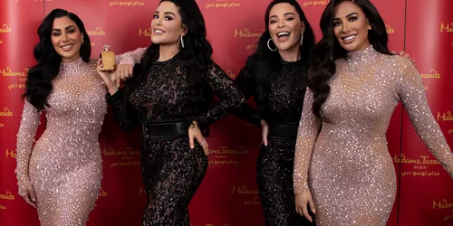 Huda And Mona Kattan Madame Tussauds Dubai Wax Figure Reveal Ii