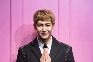 Wax figure of Nichkhun, the South Korean singer and actor from the popular boy band 2PM, on display at Madame Tussauds Hong Kong