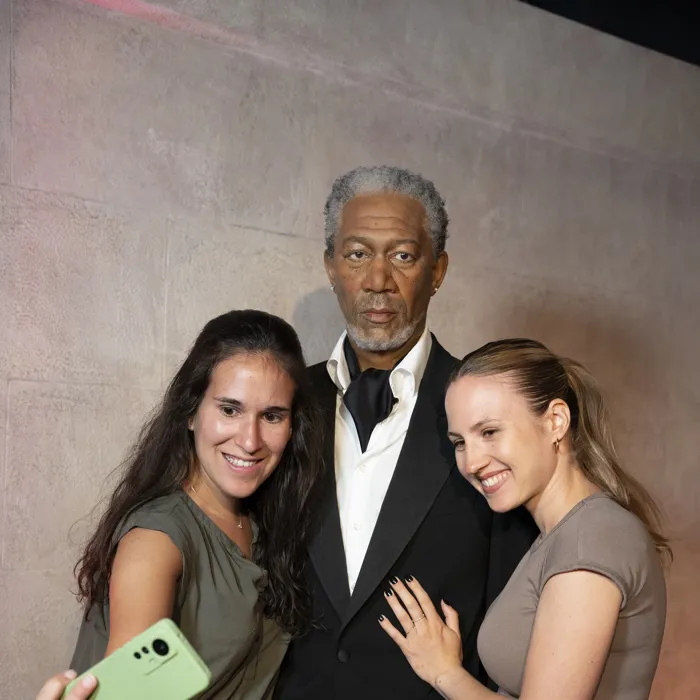 Morgan Freeman im Madame Tussauds Berlin