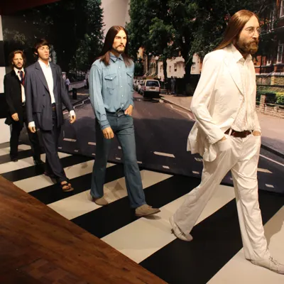 The Beatles wax figures at Madame Tussauds Blackpool