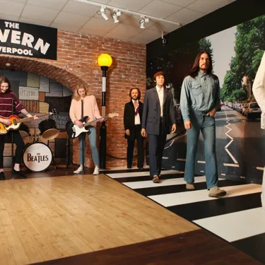 The Beatles wax figures at Madame Tussauds Blackpool