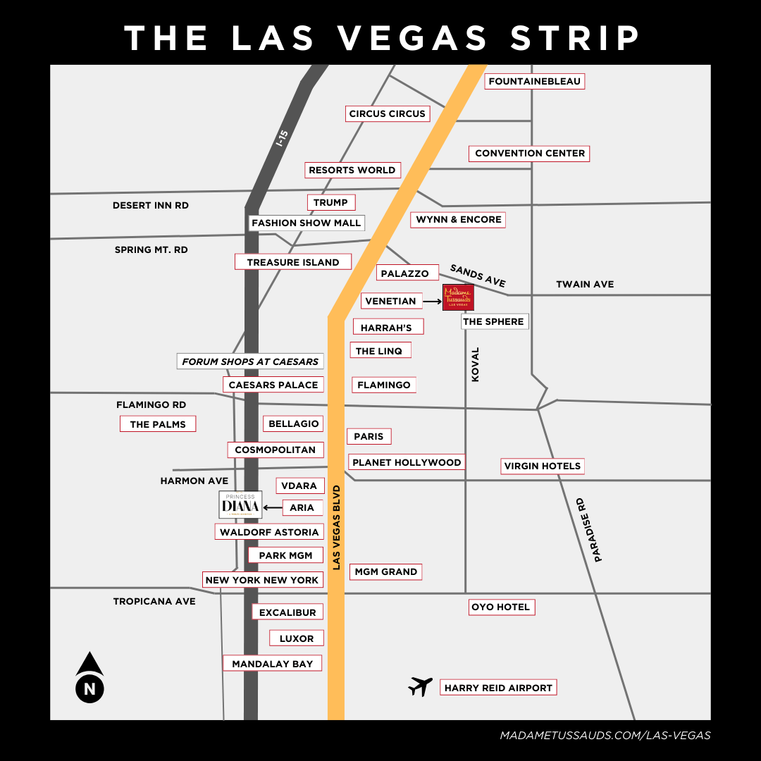 Madame Tussauds Wax Museum Exhibition Locations