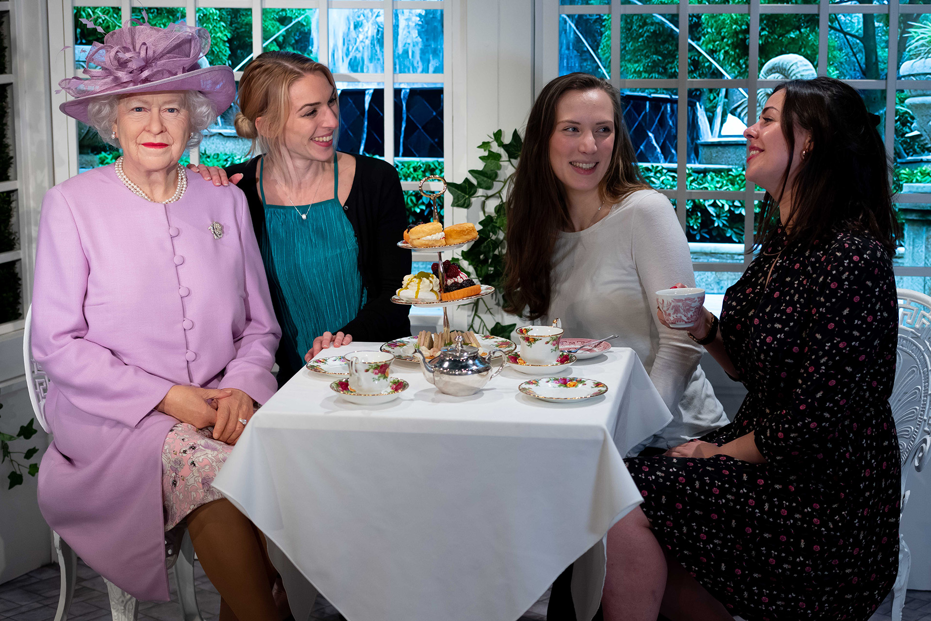 Royal Tea with the Queen at Madame Tussauds London