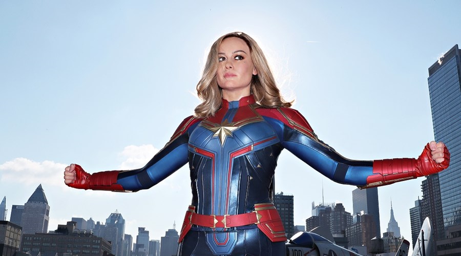 Madame Tussauds New York Welcomes Brie Larson as Captain Marvel