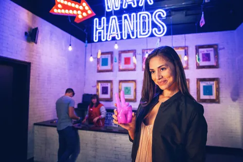 Wax Hands at Madame Tussauds orlando