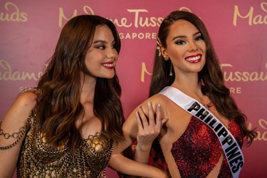 Catriona Gray’s wax figure lava walks its way to Madame Tussauds ...