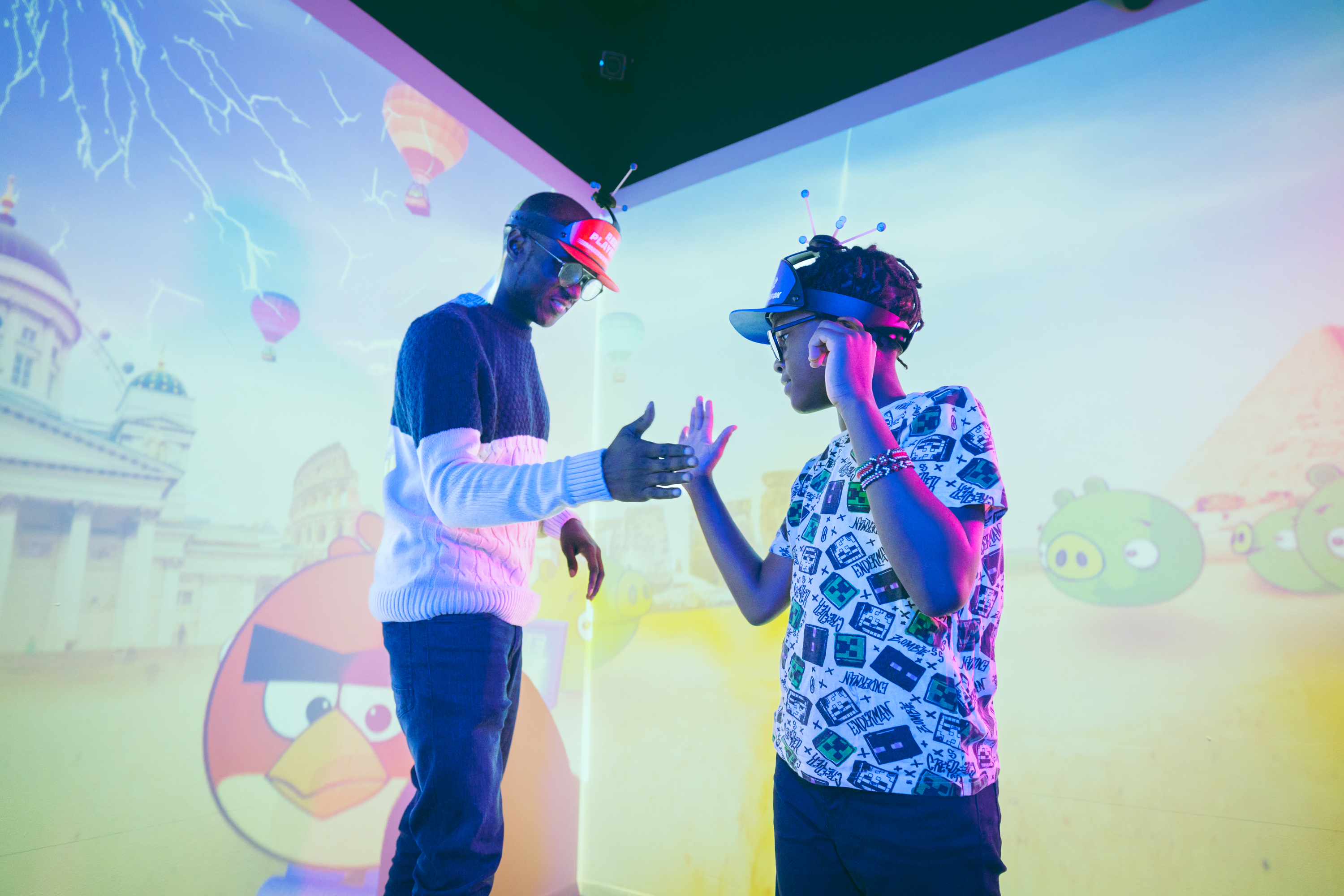 Guests Enjoy Angry Birds (2) Immersive Gamebox