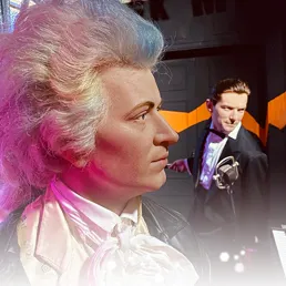 Mozart and Falco at Madame Tussauds™ Vienna