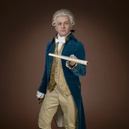 Wax figure of Wolfgang Amadeus Mozart at Madame Tussauds™ Vienna